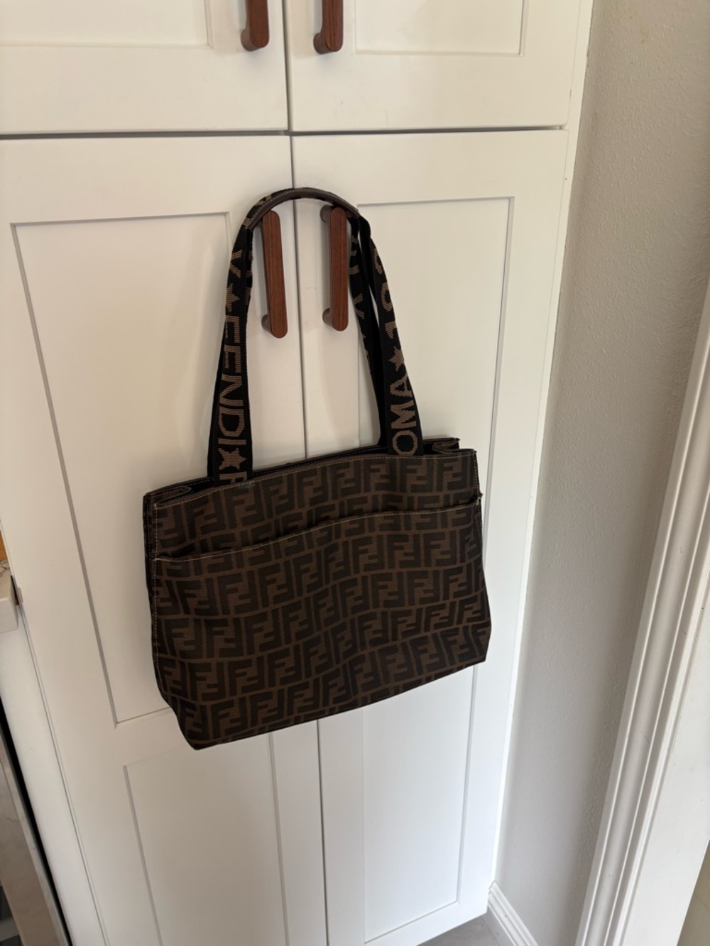 Vintage Fendi Tote Bag Logo - Picture 2 of 9